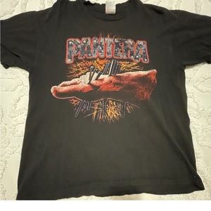 super rare vintage Pantera Far Beyond
Driven "foot" shirt.